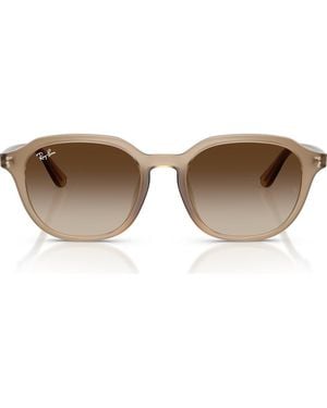 Ray-Ban 54Mm Gradient Square Sunglasses - Brown
