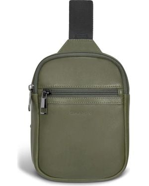 CHAMPS Onyx Leather Holster Sling Bag - Green