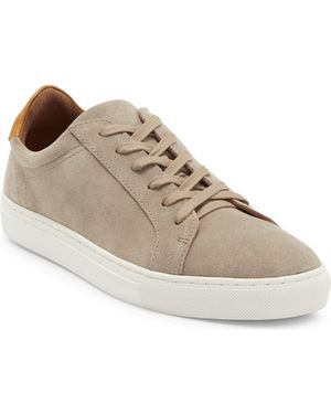 Dunross & Sons Leather Sneaker - Gray