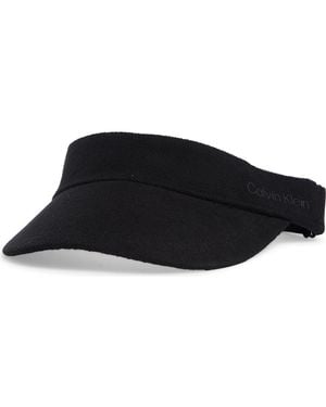 Calvin Klein Terry Tennis Visor - Black