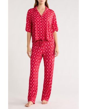 Abound Sleepy Head Pajamas - Red