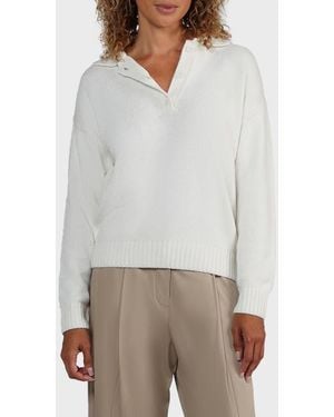 Matty M Ludlow Polo Sweater - Gray