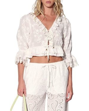 Walter Baker Bardot Top - White