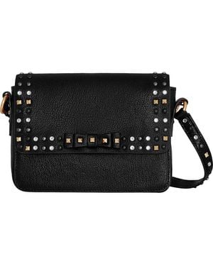 Rebecca Minkoff Bowie Stud Leather Crossbody Bag - Black