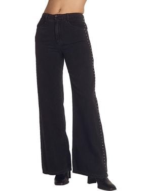 Bella Dahl Anya Studded Bootcut Jeans - Blue