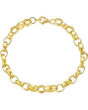 CANDELA JEWELRY Oval Link Bracelet - Metallic