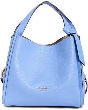 Kate Spade Knott Medium Leather Tote - Blue