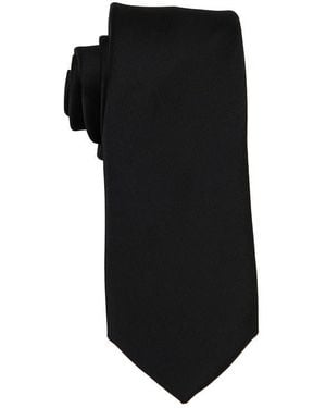 Con.struct Solid Satin Tie - Black