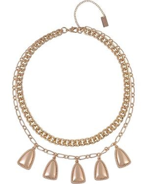 Rachel Roy Layered Chain Necklace - Metallic