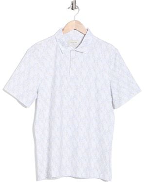 Bugatchi Ooohcotton Knit Polo - White