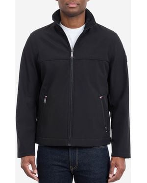 Tommy Hilfiger Water Resistant Softshell Jacket - Blue