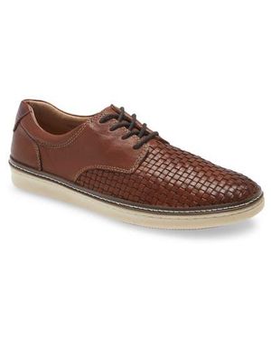 Johnston & Murphy Mcguffey Plain Toe Derby - Brown