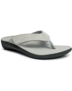 Revitalign Yumi Water Resistant Flip Flop - White