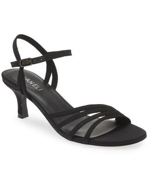 Vaneli Mimi Strappy Sandal - Black