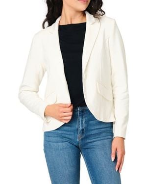 Gibsonlook Stretch Knit Jacket - White