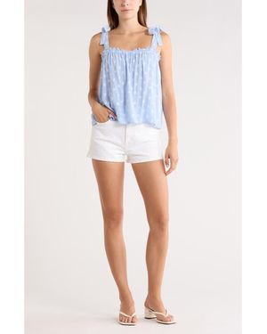 Abound Shoulder Tie Boho Cami - Blue