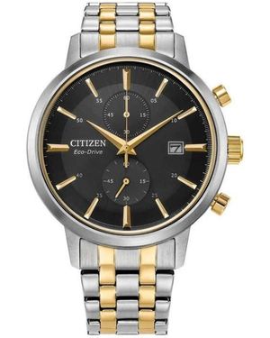 Citizen Eco-Drive Bracelet Strap Chronograph Watch, 42Mm - Gray