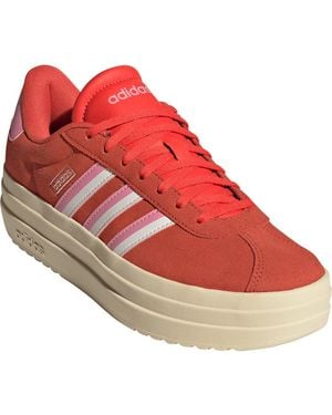 adidas Vl Court Bold Platform Sneaker - Red