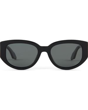 DIFF Drew 54Mm Polarized Oval Sunglasses - Black