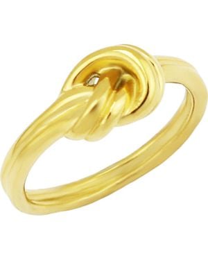 Rebel Knotted Band Ring - Yellow
