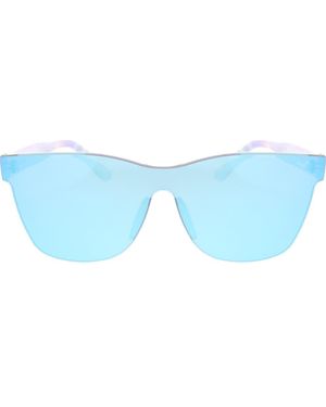 Roxy 146Mm Rimless Shield Sunglasses - Blue