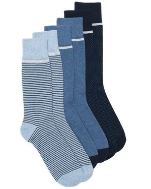 Ted Baker Assorted 3-Pack Crew Socks - Blue