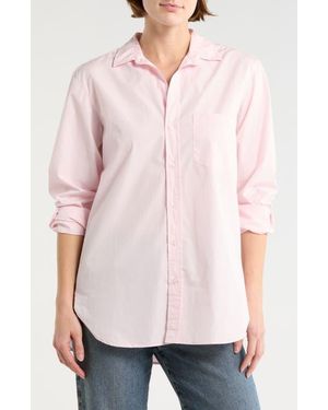 Frank & Eileen Joedy Cotton Button-Up Shirt - Pink