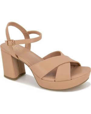 Kenneth Cole Reeva Platform Sandal - Brown