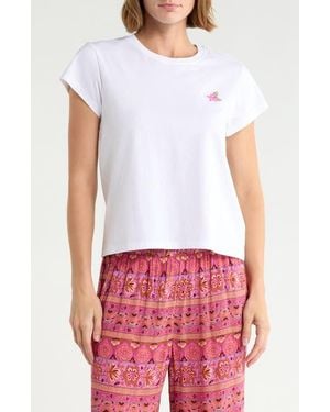 Billabong Palm Embroidered T-Shirt - White