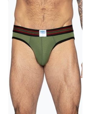 Bike Mesh Briefs - Green