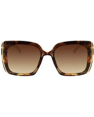 BCBGMAXAZRIA 61Mm Oversize Square Sunglasses - Brown