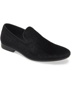 Abound Ken Smoking Slipper Loafer - Black
