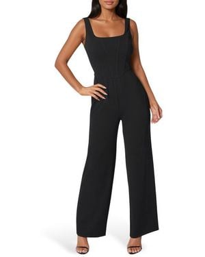 Bebe Corset Jumpsuit - Black