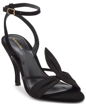 Reformation Linda Heeled Sandal - Black