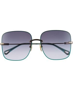 Chloé Square Sunglasses - Blue