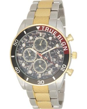 TRUE RELIGION Buddha Chronograph Bracelet Watch, 44Mm - Metallic