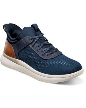 Florsheim Fleet Knit Elastic Sneaker - Blue