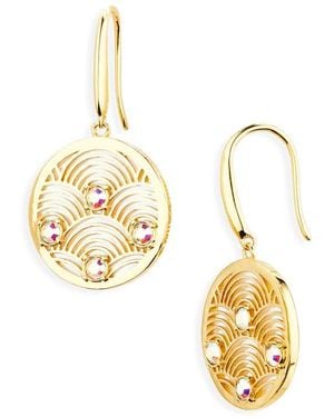 Kurt Geiger Southbank Drop Earrings - Metallic