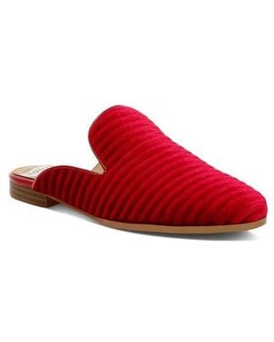 Rag & Co Ouzini Textured Velvet Mule