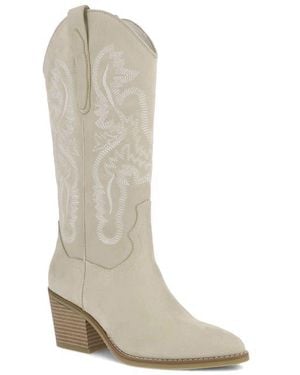 MIA Crosley Western Boot - White
