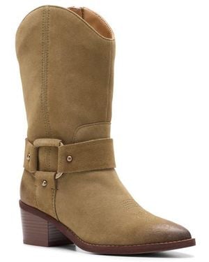 Clarks Morzine Rise Harness Western Boot - Brown