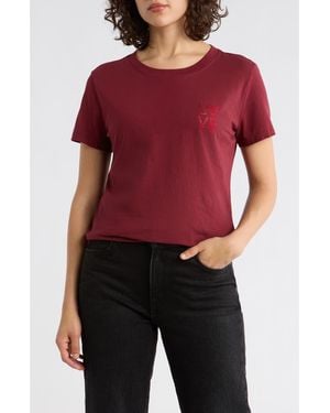 BOSS Crystal Cotton T-Shirt - Red