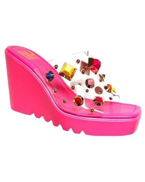 Ninety Union Palm Beach Wedge Sandal - Pink