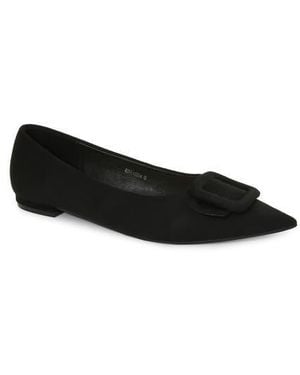 BERNESS Rhianna Pointed Toe Flat - Black