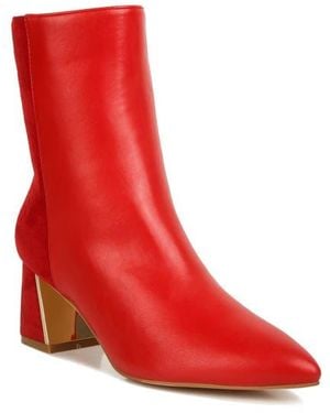 LONDON RAG Desire Bootie - Red