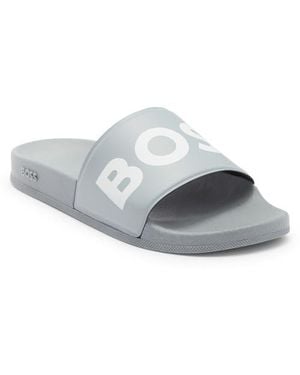BOSS Sean Slide Sandal - Gray