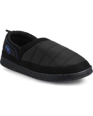 Vance Co. Jared Faux Fur Lined Slipper - Black