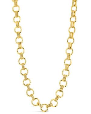 Sterling Forever Rhys Chunky Chain Necklace - Metallic