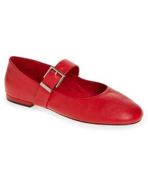 Cinq À Sept Sofia Mary Jane Flat - Red