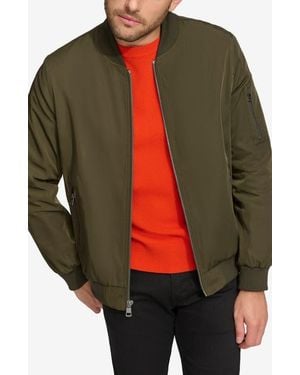 Calvin Klein Bomber Flight Jacket - Red